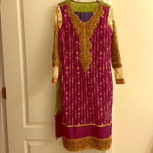 Pakistani Indian dress outfit 3-piece